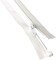 #3 Coil Separating YKK Zippers for Sewing Craft & Apparel - Choose Your Length & Color - Colors Black or White - Made in The United States (3 Zippers Per Pack) (White, 12" Inches)